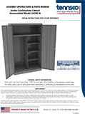 24"d Jumbo Combination Cabinet - Unassembled Model J2478C-N(2840918)